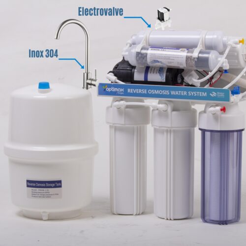 Filtre a Eau Optimax 6 Étapes – Purification Complète et Osmose Inverse pour une Eau Saine à la Maison