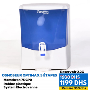 OSMOSEUR OPTIMAX DIGITAL 5 ETAPE - FILTRE MAROC