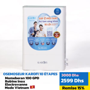 Osmoseur Filtre Karofi U65 10 Étapes