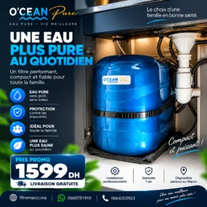 FILTRE O’CÉAN 6-ST Spécial – فلتر ماء مدمج بـ 6 مراحل بتقنية التناضح العكسي